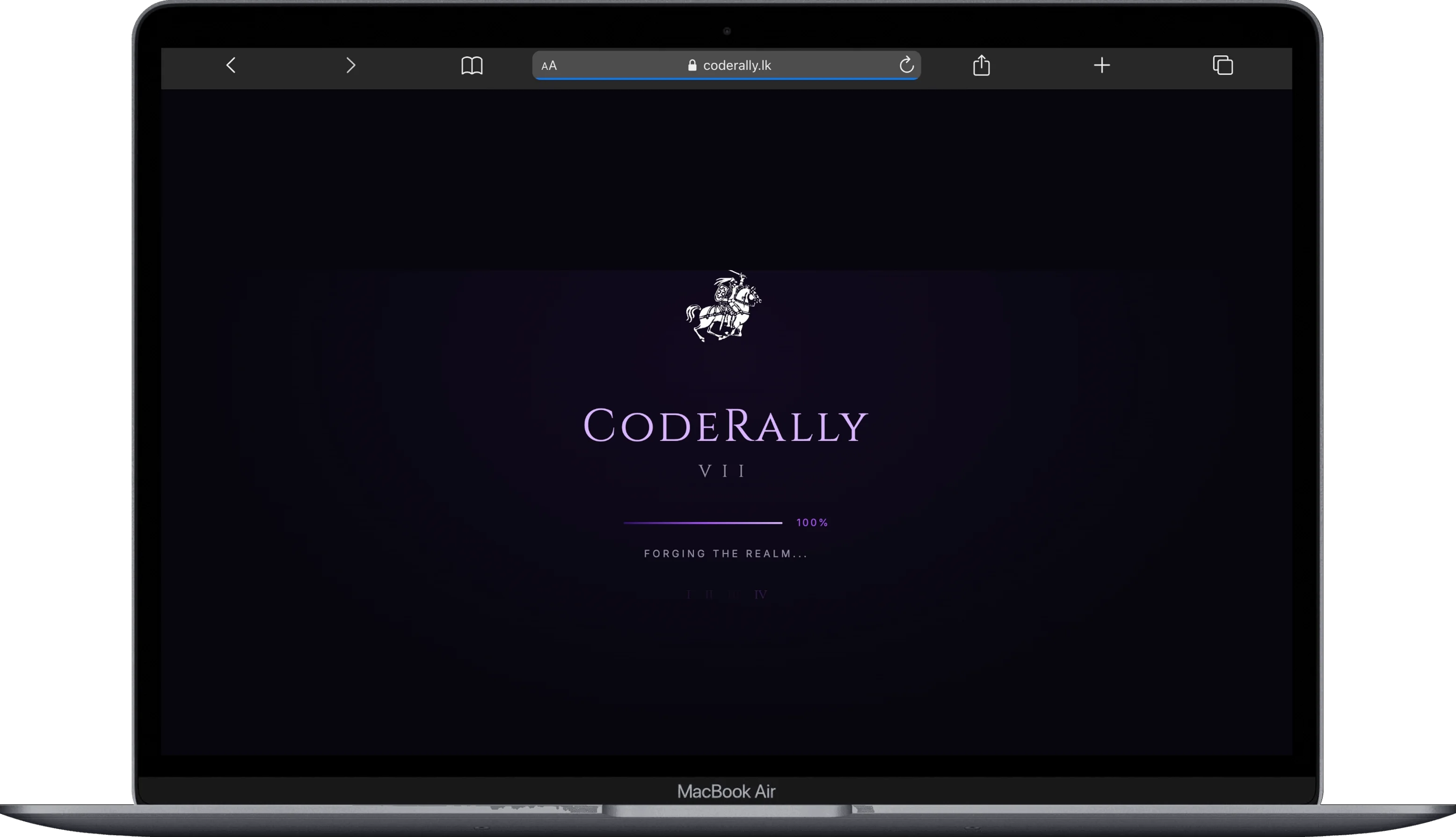 Forging the realm loading screen