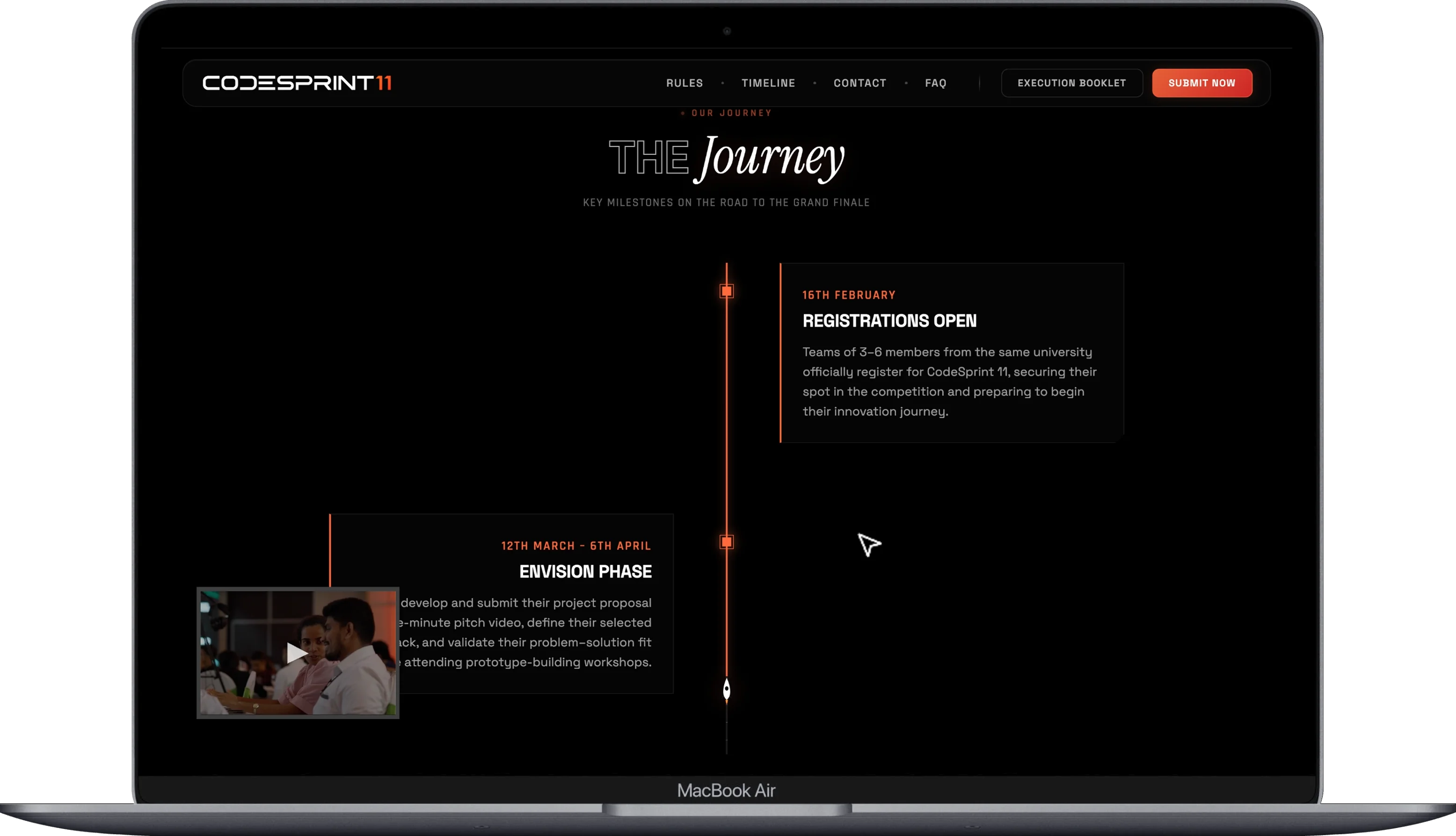 Competition journey