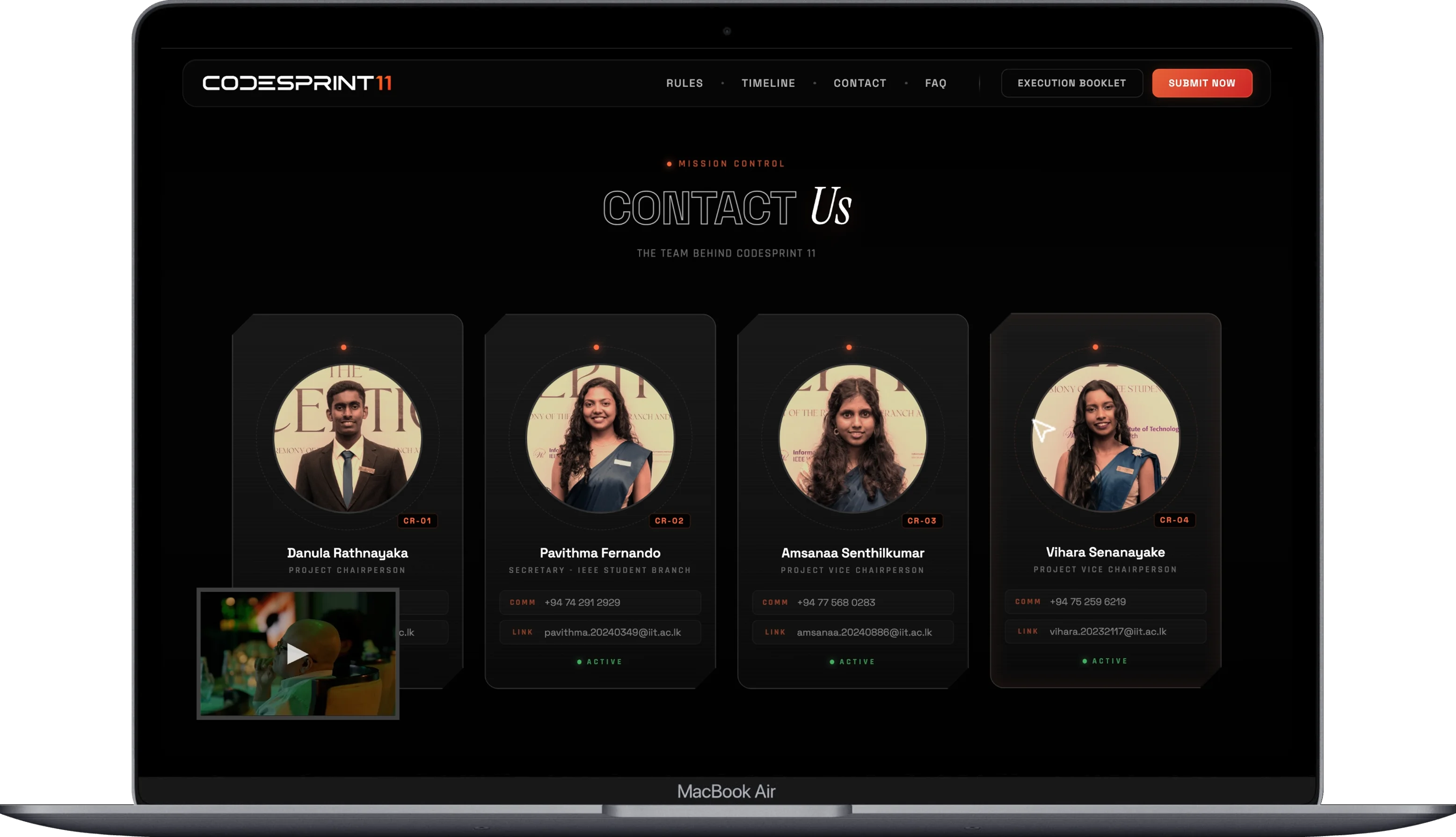 Contact team