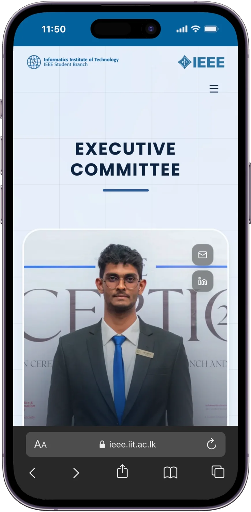 Executive committee on mobile