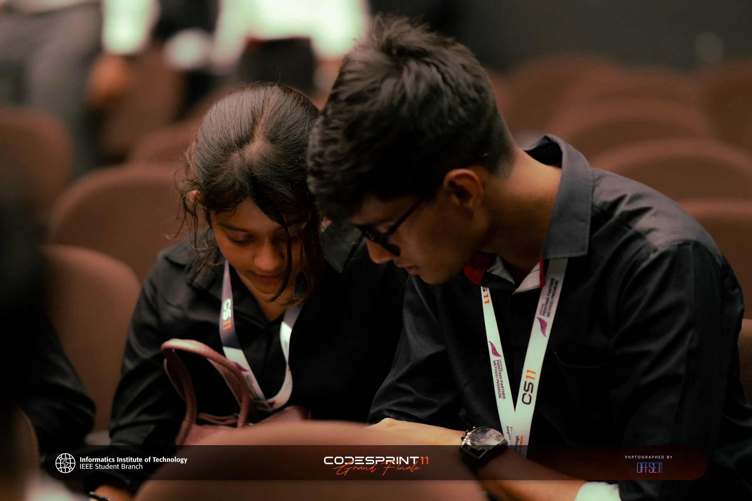 Grand Finale participants preparing together