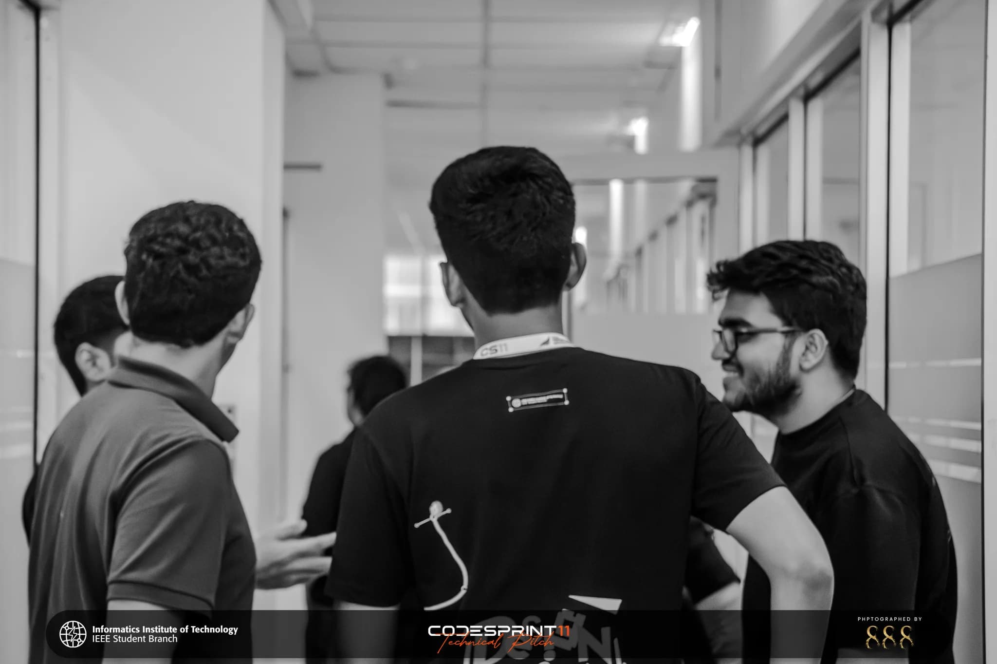 CodeSprint participants between technical pitches