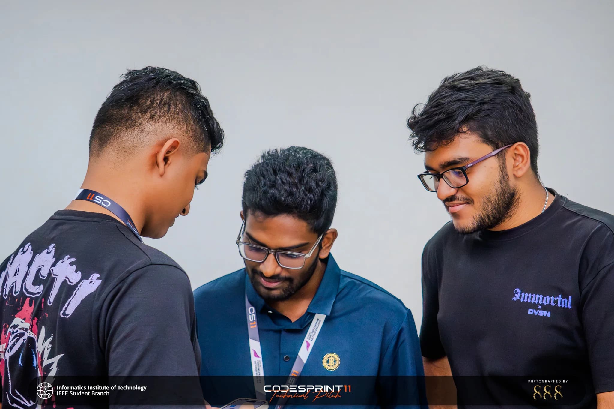 CodeSprint team collaborating during Technical Pitch Day