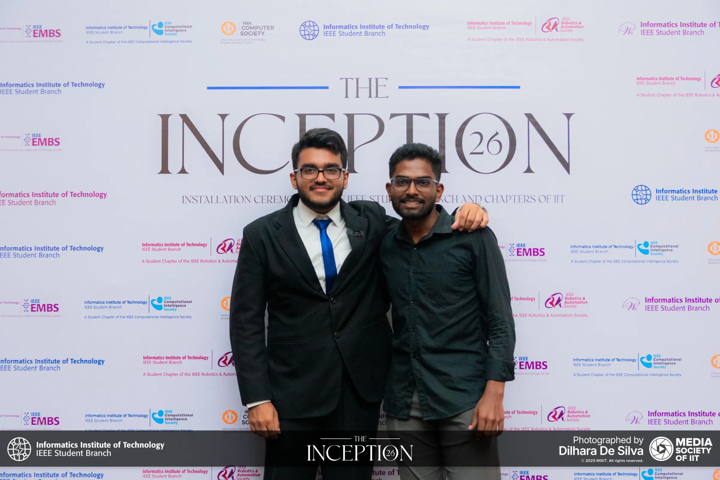 Executive committee members at the ceremony