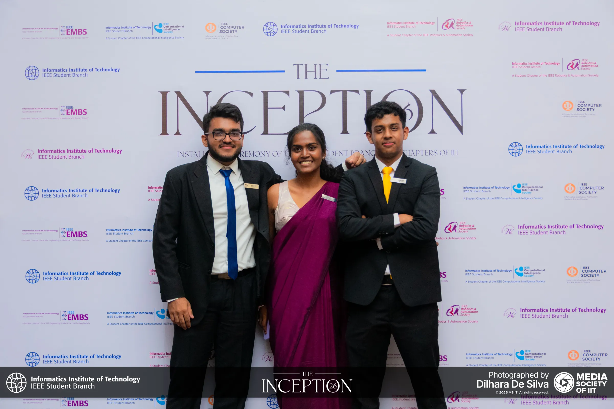Office bearers posing at the installation ceremony