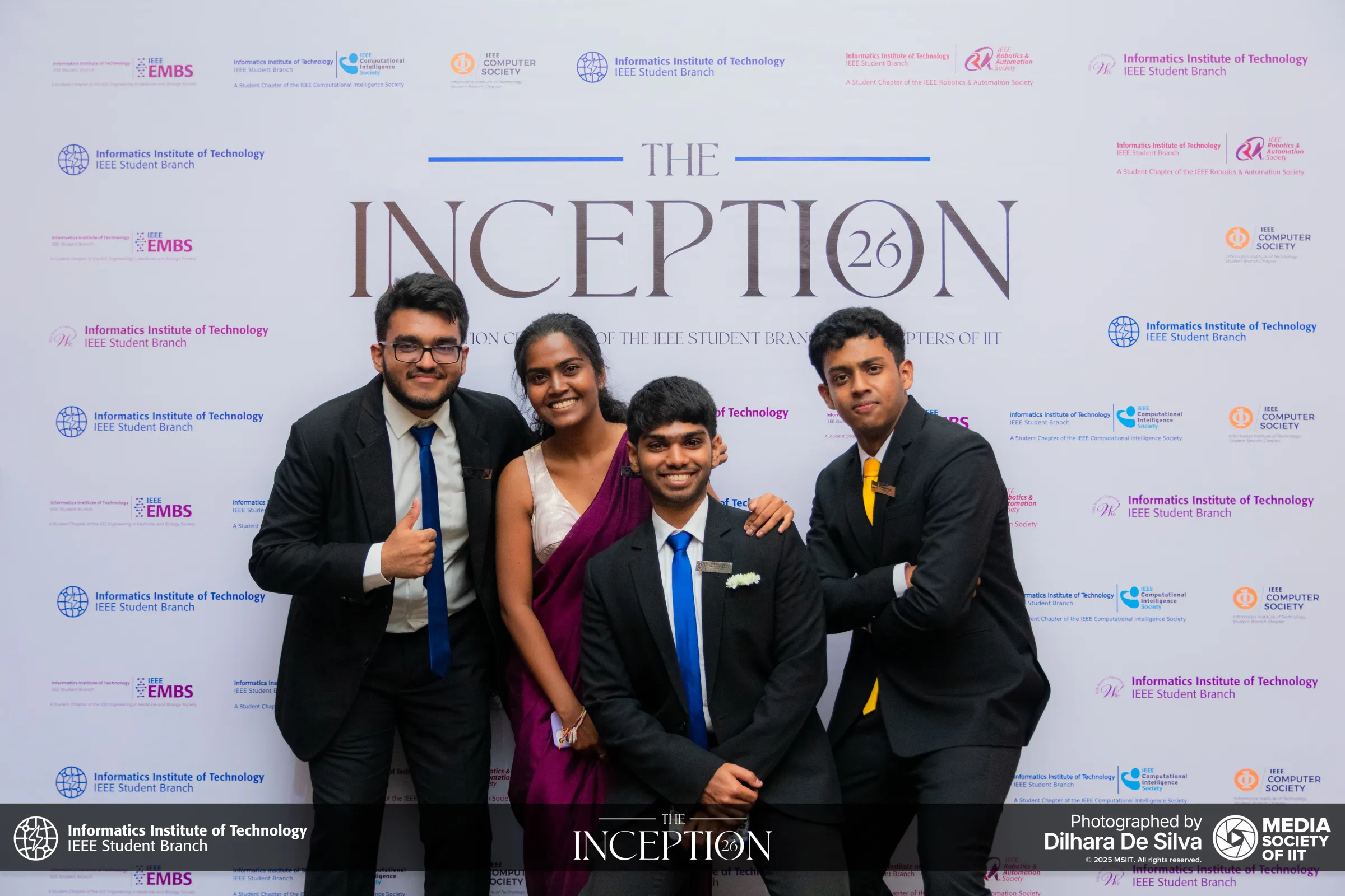 Two members of the committee at The Inception 26