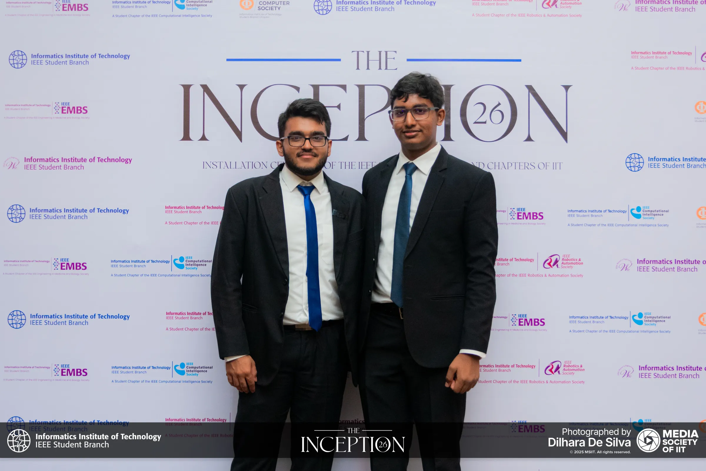 Committee members at the ceremony